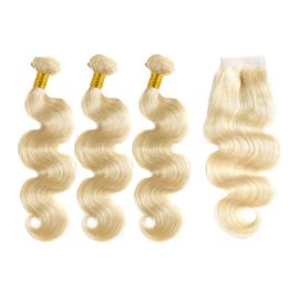 Китай Пачки Омбре объемной волны белокурые, 613 белокурых расширения волос Омбре поставщик