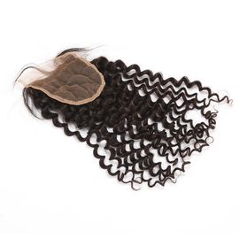 Китай Закрытие 4&quot; шнурка верхней части текстуры бразильских волос девственницы курчавое» размер шнурка кс4 для черной дамы поставщик
