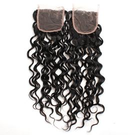 Китай 8&quot; до 20&quot; малайзийский естественный материал человеческих волос девственницы закрытия 100% шнурка волны реальный поставщик