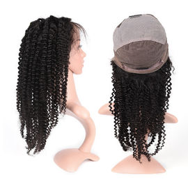 Китай Средний размер для чернокожих женщин, плотность полных париков человеческих волос шнурка курчавых 130% поставщик