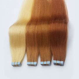 Китай Расширения волос ленты ПУ утка кожи Брауна шелковистые прямо для женщин поставщик