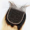человеческие волосы ранга 100% цвета 1б/613 9а бразильского закрытия шнурка волос 4кс4 прямые чистые поставщик