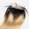 человеческие волосы ранга 100% цвета 1б/613 9а бразильского закрытия шнурка волос 4кс4 прямые чистые поставщик