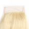 Закрытие шнурка реального бразильского цвета волос #613 белокурого прямое швейцарское с волосами младенца поставщик