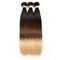 Веаве волос Омбре 3 тонов бразильский, шелковистые прямые расширения волос Омбре реальные поставщик