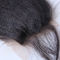 Закрытие шнурка ровных малайзийских человеческих волос Кинкы прямое швейцарское отсутствие линяя расширения поставщик