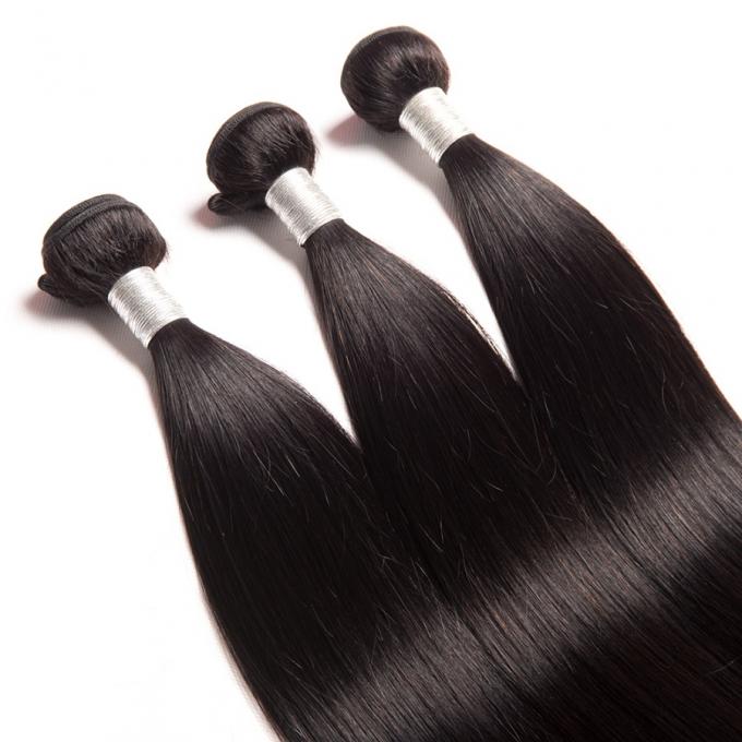 Волосы естественного черного малайзийского дюйма расширений 10-30 волос малайзийские естественные прямые