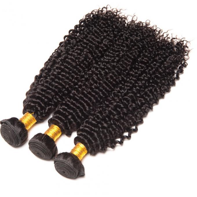 Отсутствие Веаве человеческих волос девственницы вьющиеся волосы 100% кисловочного Афро бразильского Кинкы Уньпросессед