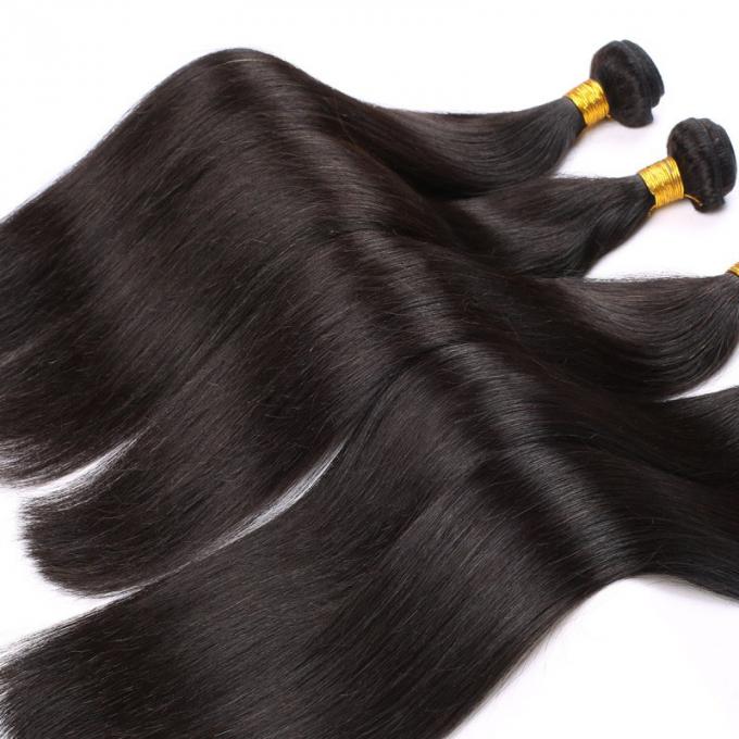 Уньпросессед шелковистые малайзийские расширения прямых волос 8" - 40" длина