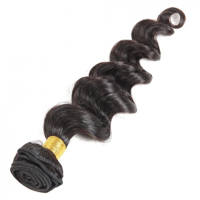 Волна наградных качественных бразильских волос девственницы свободная с пачками волос закрытия