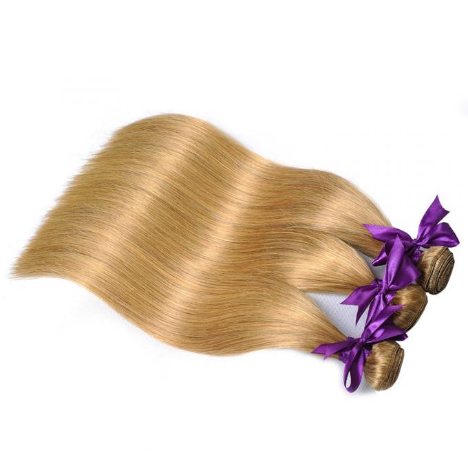 Покрашенное расширение волос девственницы цвета утка #27 Веаве волос Омбре бразильянина прямое