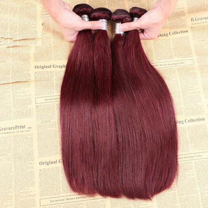 уток двойника надувательства бургундского прямого бразильского Веаве человеческих волос волос 99дж перуанского популярный