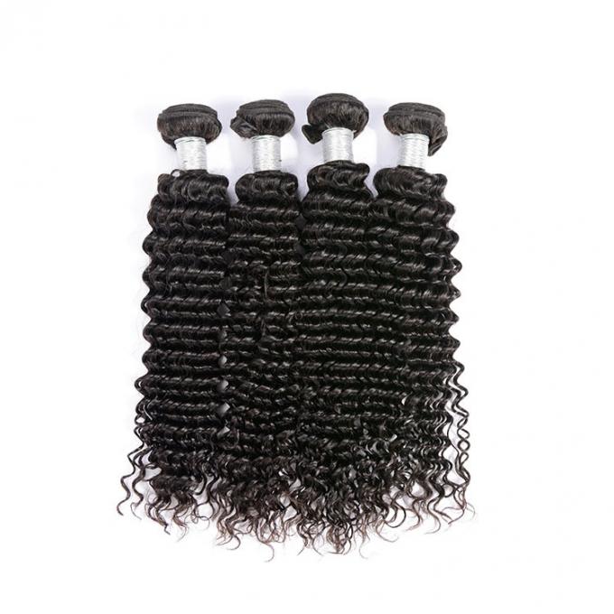 Пачки вьющиеся волосы девственницы серии 10 пачек перуанские на женщины 12" - 24" длина