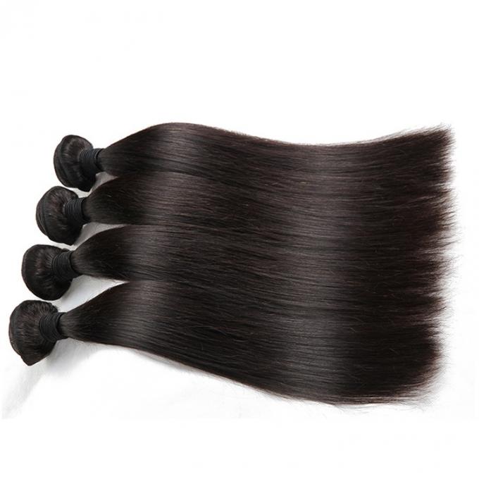 Двойные человеческие волосы девственницы утка машины связывают длинные расширения прямых волос для тонких волос