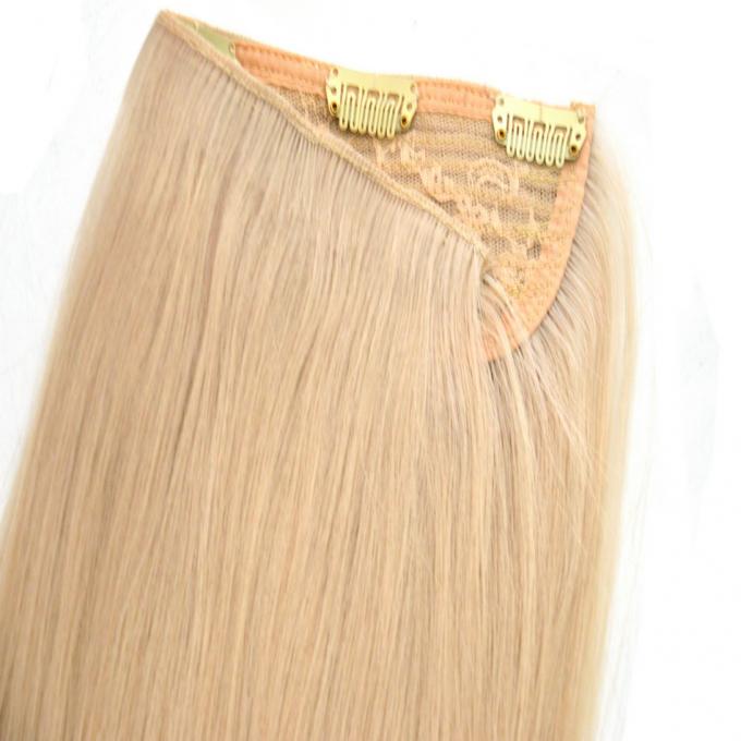 Цельный длинный зажим в человеческих волосах расширений волос цвет 100 граммов полный