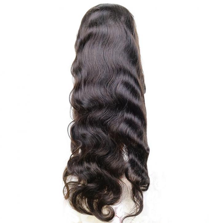 Бразильская плотность вполне 150% париков фронта шнурка человеческих волос объемной волны