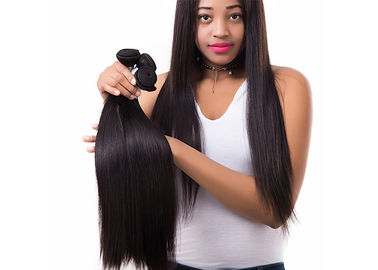 Волосы естественного черного малайзийского дюйма расширений 10-30 волос малайзийские естественные прямые