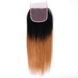 Силк низкопробный ранга 10А 4кс4 шнурка закрытия девственницы человеческих волос 2 цвет 100% тона