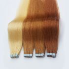 Китай Расширения волос ленты ПУ утка кожи Брауна шелковистые прямо для женщин компания